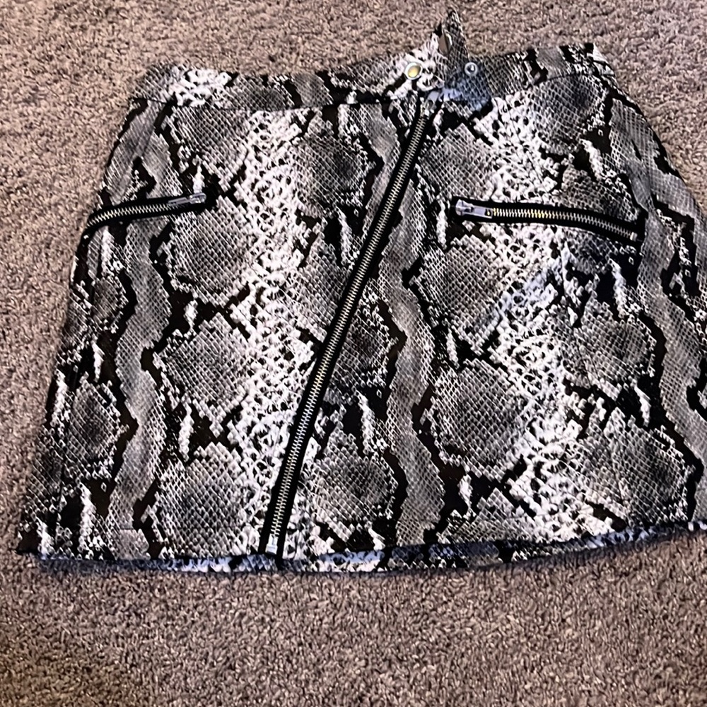 Snake skin skirt